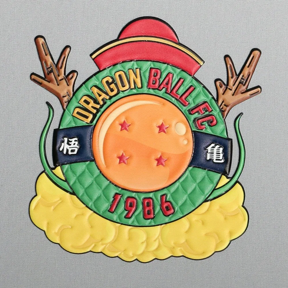 Custom 3D Silicone Heat Transfer Logo Patches private label reference