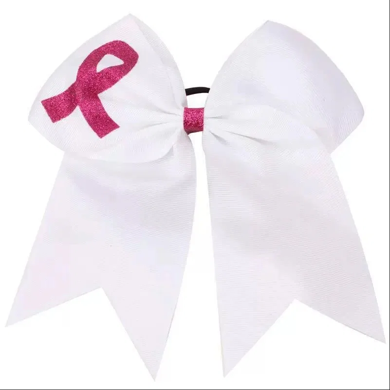 Pink Ribbon Bow Hair Tie product image 4