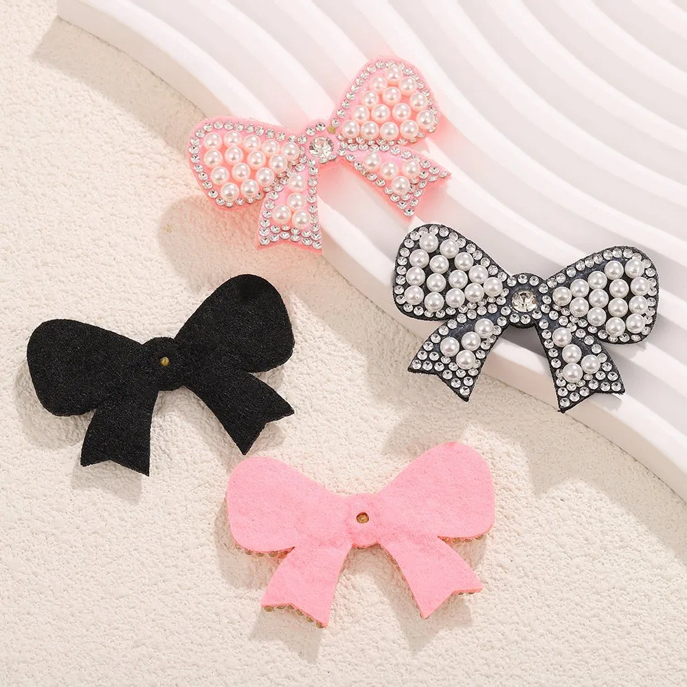 Pearl Bow Rhinestone Iron-on Patch product image 3