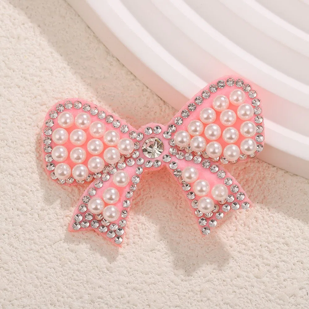 Pearl Bow Rhinestone Iron-on Patch product image 4