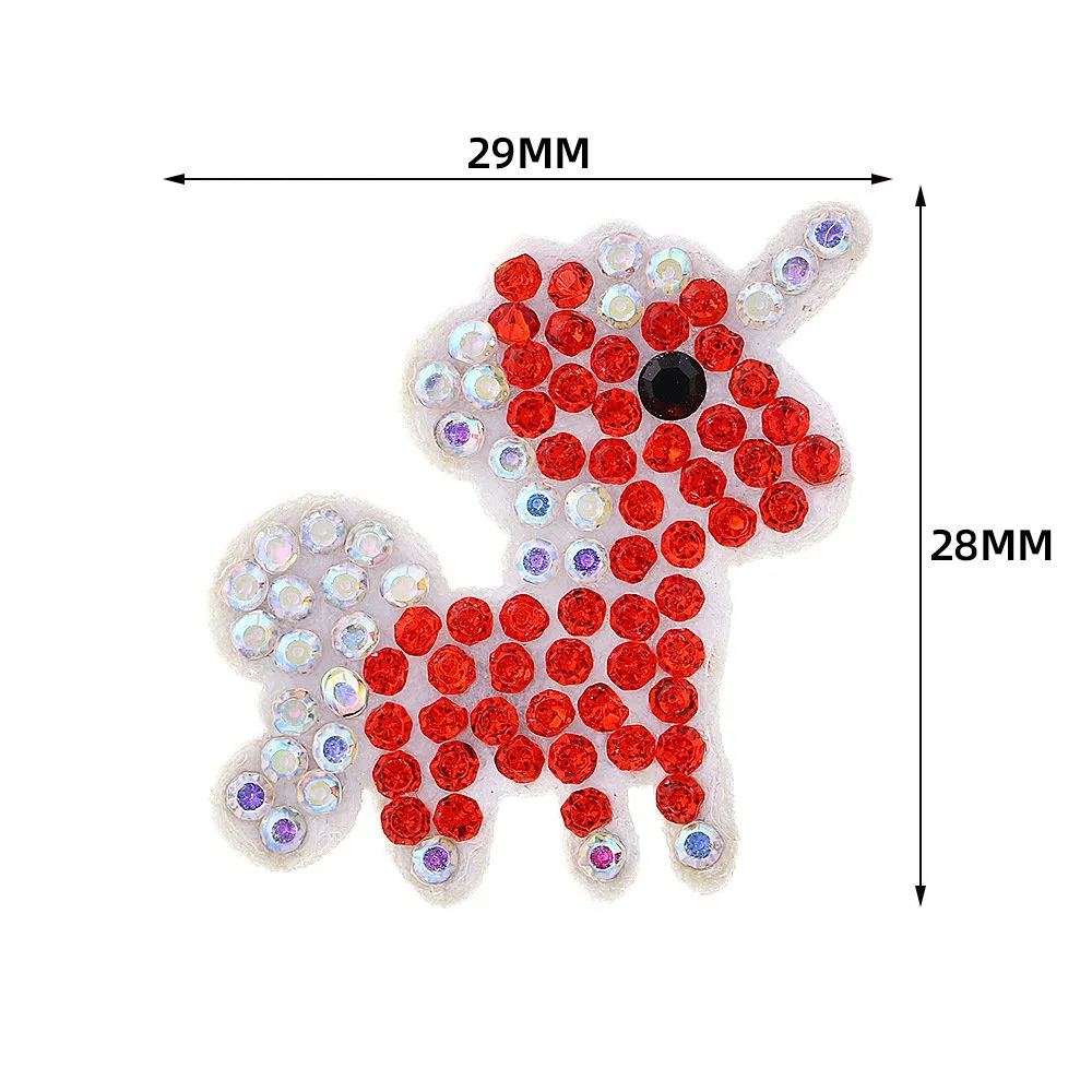 Unicorn Rhinestone Iron-on Patch product image 2