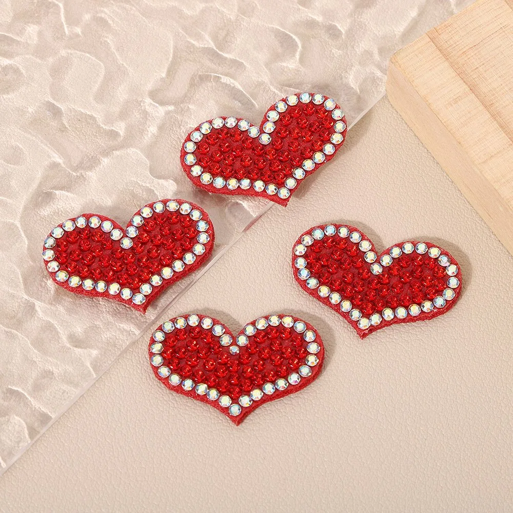 Heart-Shaped Rhinestone Iron-on Patch product image 4