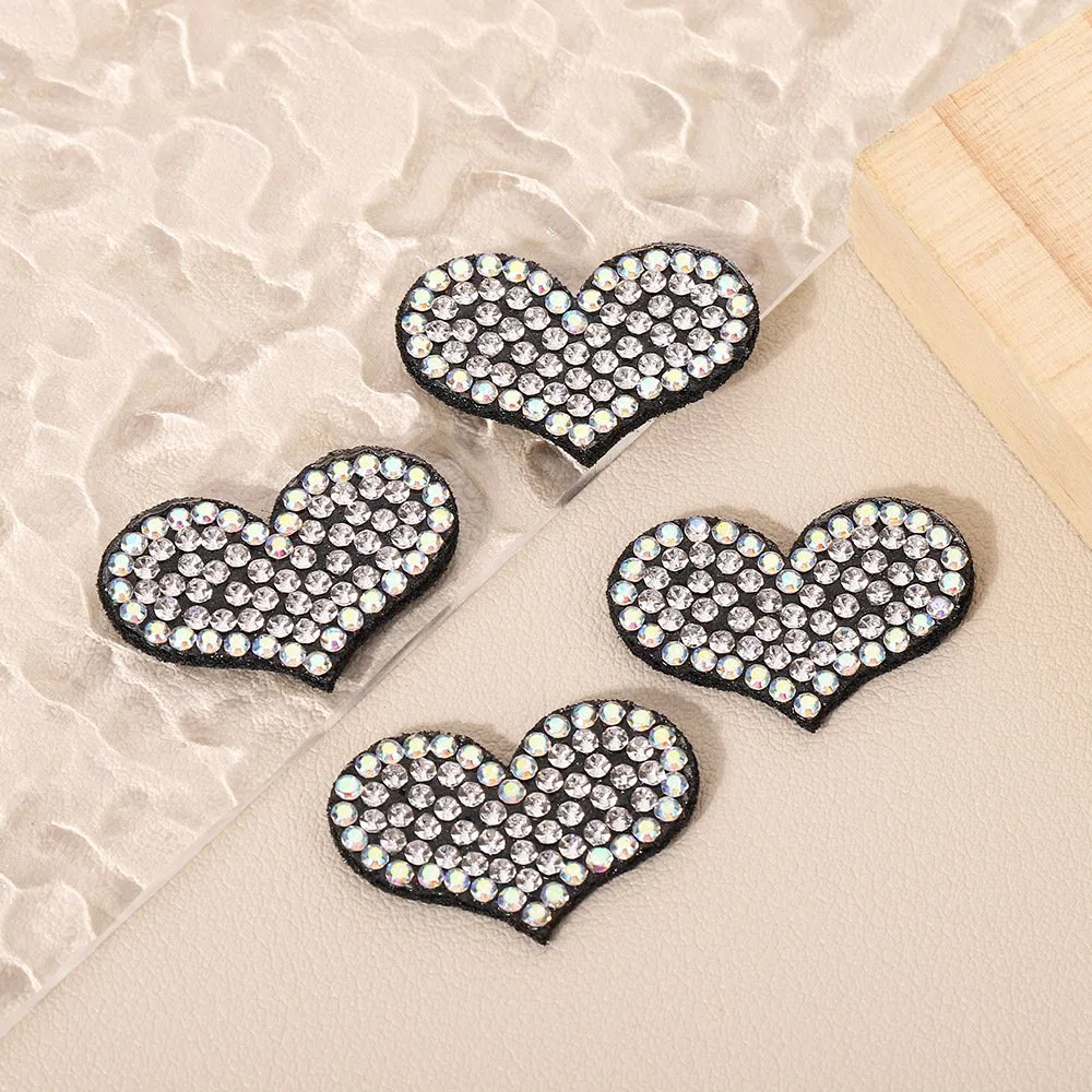 Heart-Shaped Rhinestone Iron-on Patch product image 5