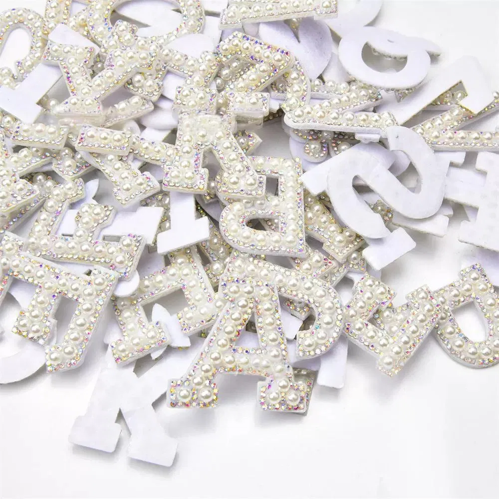 Crystal Pearl Alphabet Letter Patches product image 2