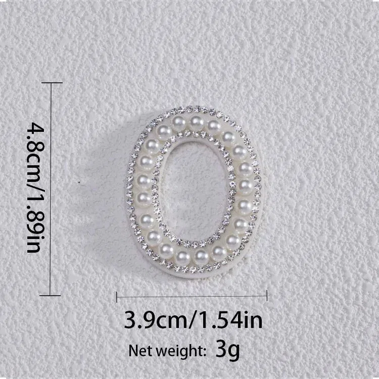 Crystal Pearl Alphabet Letter Patches product image 4