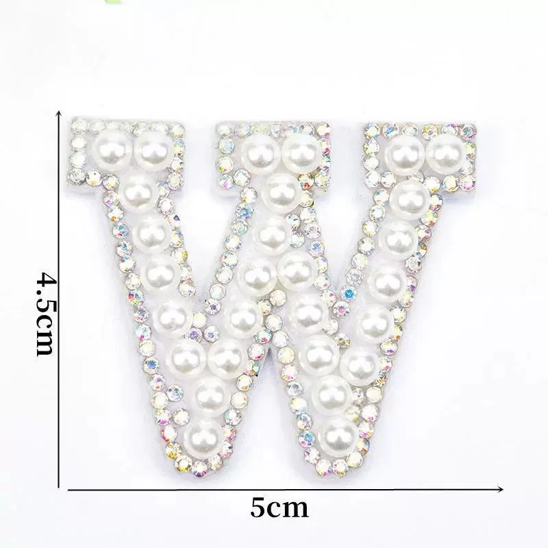 Crystal Pearl Alphabet Letter Patches product image 5